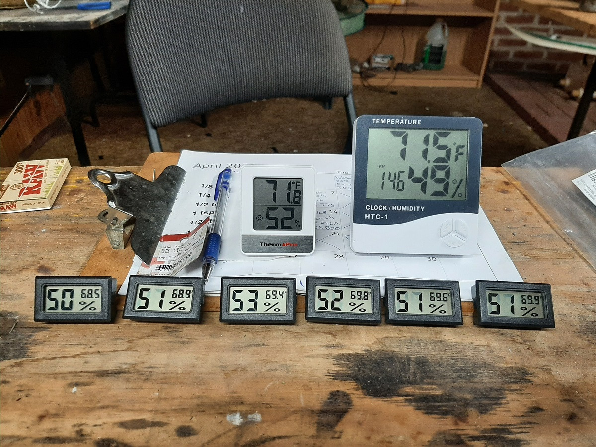 Can anyone recommend a good mini hygrometer for curing in a jar, the ones I  bought off  from the brand binfrog are 10-15% off and read a higher  temperature : r/microgrowery